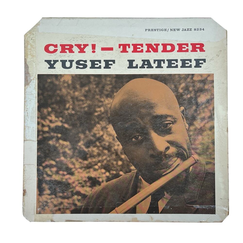 Yusef Lateef Cry! - Tender Vinyl NJLP 8234 OG 1960 Mono Press Low Grade No Skips